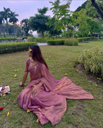 Load image into Gallery viewer, Fancy Sarees for Parties – Glamorous Sarees Online