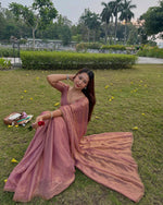 Load image into Gallery viewer, Fancy Sarees for Parties – Glamorous Sarees Online