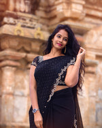 Load image into Gallery viewer, Buy Fancy Sarees Online – Ethnic Sarees with Modern Twist