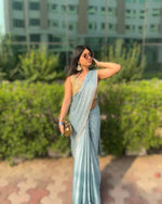 Load image into Gallery viewer, Fancy Sarees for Women – Designer Styles for Weddings &amp; Parties

