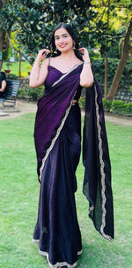 Load image into Gallery viewer, Fancy Sarees Online – Shop Designer Sarees for Modern Style
