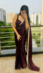 Load image into Gallery viewer, Fancy Sarees Collection – Designer Sarees for Weddings &amp; Receptions
