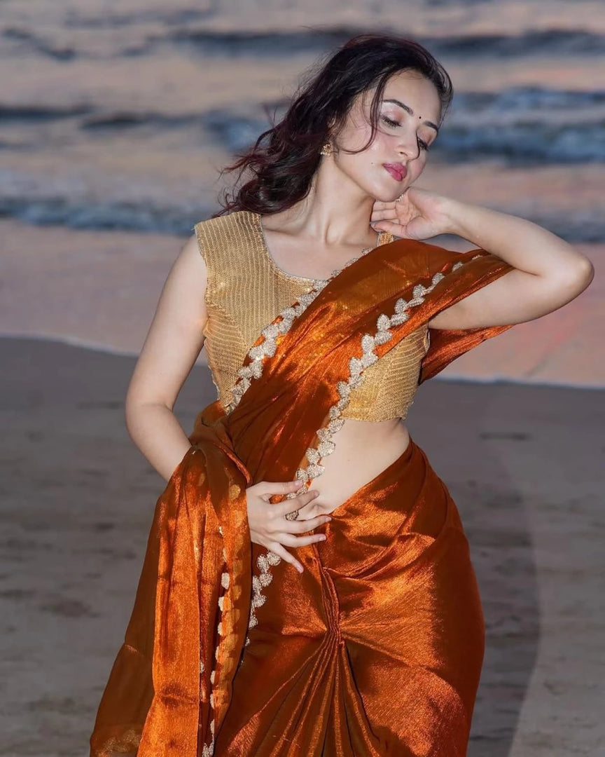 Shop Fancy Sarees with Rich Fabrics & Modern Designs
