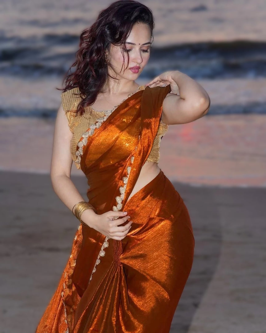 Shop Fancy Sarees with Rich Fabrics & Modern Designs