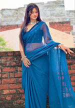 Load image into Gallery viewer, Premium Fancy Sarees Online – Gorgeous Fabrics &amp; Styles
