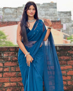 Load image into Gallery viewer, Premium Fancy Sarees Online – Gorgeous Fabrics &amp; Styles
