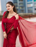 Load image into Gallery viewer, Fancy Sarees for Engagement &amp; Reception – Exclusive Picks
