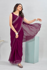 Load image into Gallery viewer, Evening Sarees – Elegant Drapes for Nighttime Affairs
