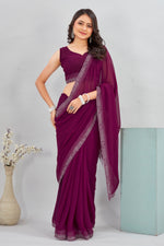 Load image into Gallery viewer, Evening Sarees – Elegant Drapes for Nighttime Affairs
