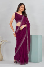 Load image into Gallery viewer, Evening Sarees – Elegant Drapes for Nighttime Affairs
