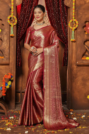 Majestic Silk with Full Zari: A Touch of Royalty