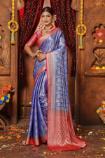 Load image into Gallery viewer, Luxe Silk Saris: The Epitome of Elegance
