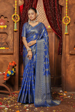 Load image into Gallery viewer, Luxurious Silk Draperies with Full Zari Craftsmanship
