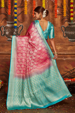 Load image into Gallery viewer, Draped in Grandeur: Zari-Embellished Silk Sarees
