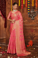 Load image into Gallery viewer, Golden Grace: Where Silk Meets Artistry
