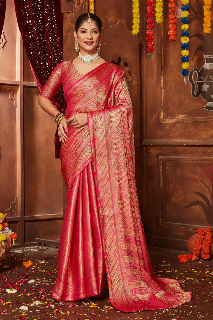 Draped in Opulence: Timeless Silk Elegance