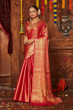 Load image into Gallery viewer, Luxe by Design: Handcrafted Silk Sarees
