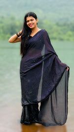 Load image into Gallery viewer, Latest Fancy Sarees – Stylish Party Wear Sarees for Women
