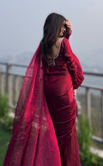 Load image into Gallery viewer, Fancy Sarees Online – Elegant &amp; Affordable Designer Saree Collection
