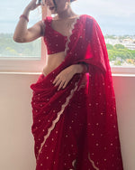 Load image into Gallery viewer, Buy Fancy Sarees Online – Elegant Sarees at Best Price
