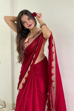 Load image into Gallery viewer, Fancy Sarees Shopping – Trendy Sarees Online for Graceful Style
