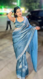Load image into Gallery viewer, Shop Fancy Sarees – Modern Sarees with Elegant Ethnic Touch
