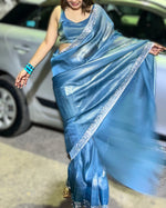 Load image into Gallery viewer, Shop Fancy Sarees – Modern Sarees with Elegant Ethnic Touch
