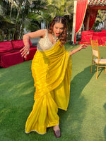 Load image into Gallery viewer, Fancy Sarees for Bridal Functions – Gorgeous Saree Styles
